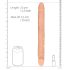 RealRock Dobbel Dildo 14" - naturlig (36 cm)