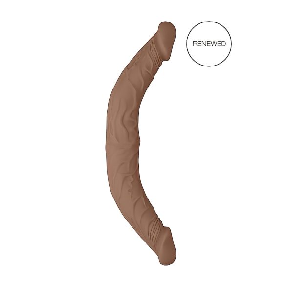 RealRock Dobbel Dildo 14 - dobbel dildo (36 cm) - mørk natur