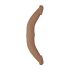 RealRock Dobbel Dildo 14 - dobbel dildo (36 cm) - mørk natur