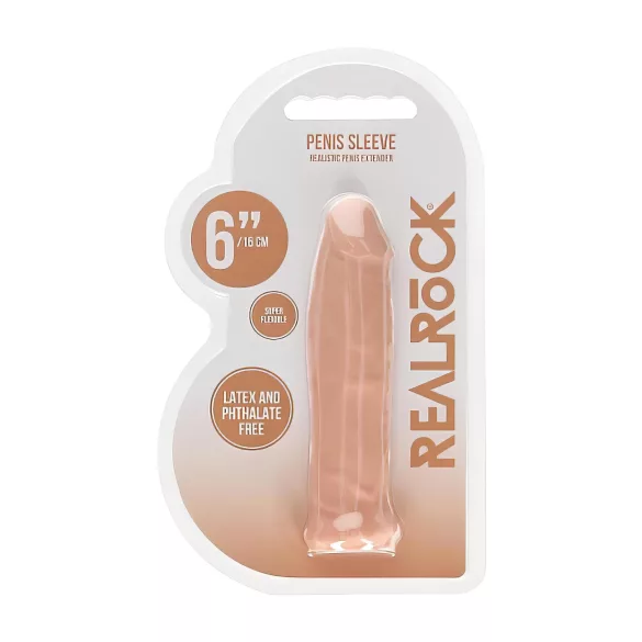 RealRock 6" penisovertrekk - naturtro nytelse