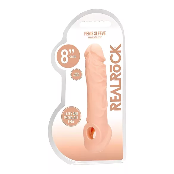RealRock Penishylster 21cm - naturlig