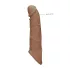 RealRock Peniserm Mansjett 21cm - Mørk Naturlig