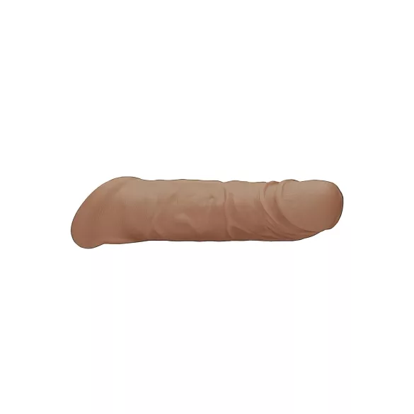 RealRock Peniserm Mansjett 21cm - Mørk Naturlig