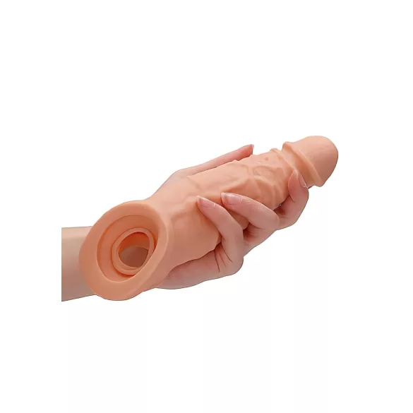 RealRock Penisermer 9 - 21,5 cm - Naturfarget