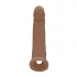 RealRock Penishylse 9 (21,5 cm) - mørk hudfarge