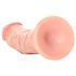 RealRock - realistisk sugekopp-dildo, 15,5 cm (natur)