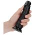 RealRock - realistisk dildo med sugekopp - 15,5cm (svart)