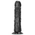 RealRock - realistisk dildo med sugekopp - 15,5cm (svart)