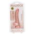 RealRock - realistisk dildo med sugekopp - 15,5cm (naturlig)