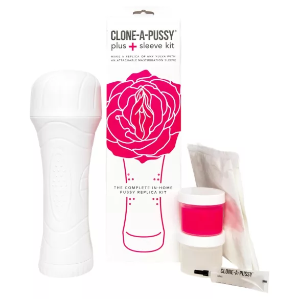 Clone-a-Pussy - Vaginaform & Mansjettsett (rosa)