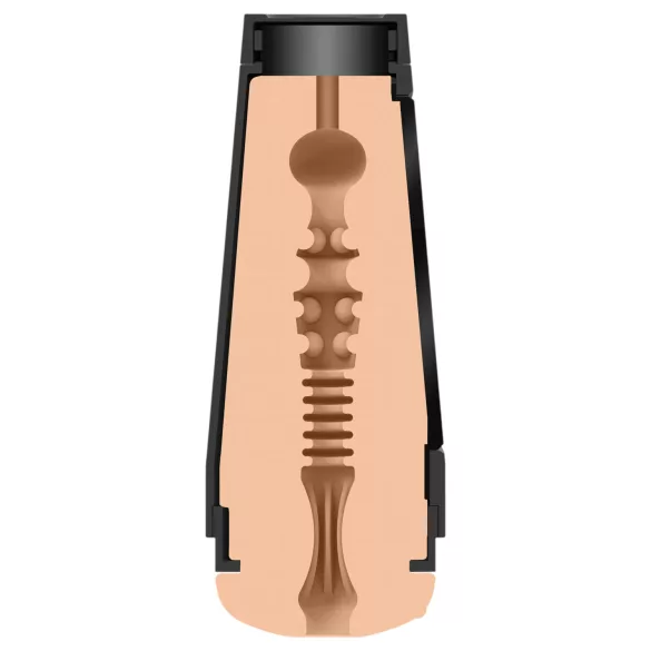 Doc Johnson Main Squeeze Natasha Nice - realistisk vagina-masturbator (hudfarget)