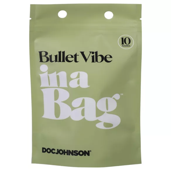 Doc Johnson Bullet Vibe - oppladbar, vanntett stavvibrator (svart)
