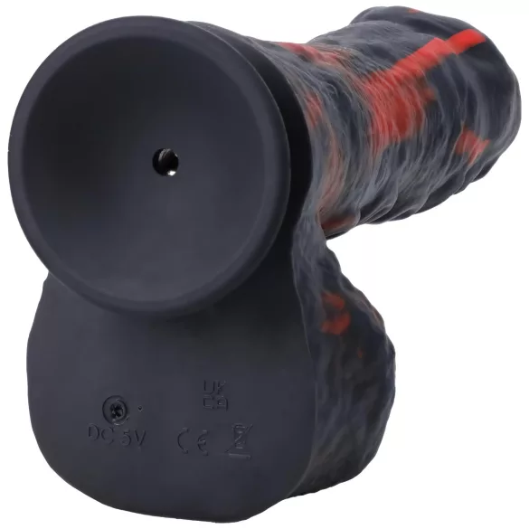 Doc Johnson Mini F-Maskin - trådløs støtvibrator (rød)