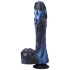 Doc Johnson Mini F-Machine - trådløs skyvevibrator (blå)