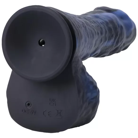 Doc Johnson Mini F-Machine - trådløs skyvevibrator (blå)