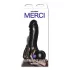 Doc Johnson The Perfect Cock - naturtro dildo (svart) - 19 cm