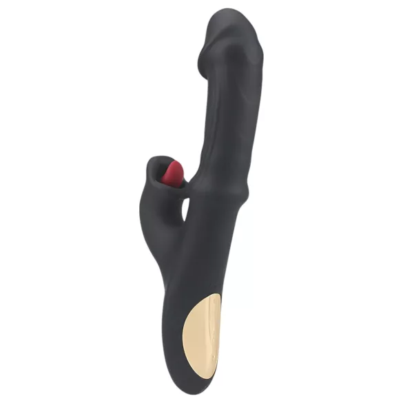 Wilson - støtende klitorisstimulator med hendel (svart)