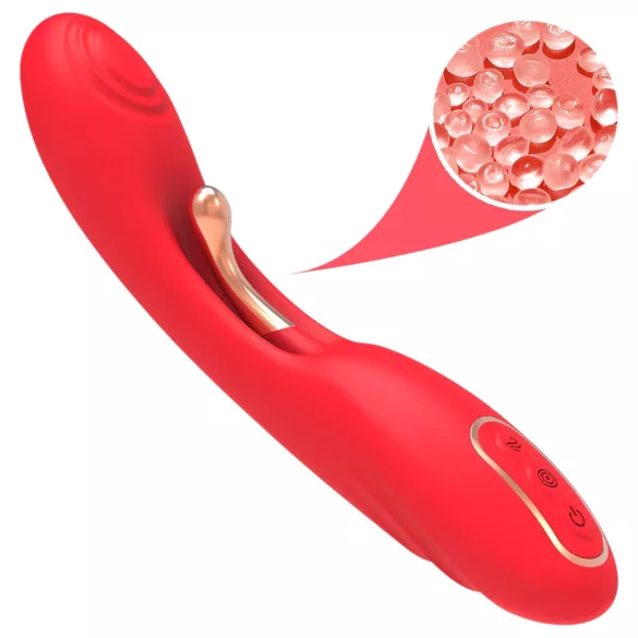 Bestoy - G-punkt-vibrator med tunge (rød)