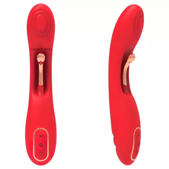 Bestoy - G-punkt-vibrator med tunge (rød)