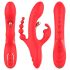 Bestoy - 3-armet, tungevibrator (rød)