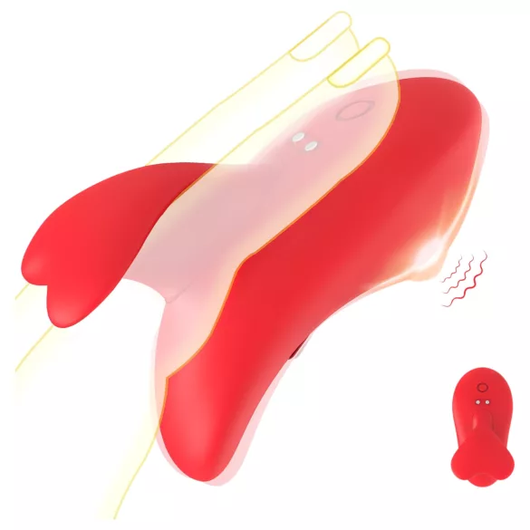 Bestoy - oppladbar fingervibrator (rød)