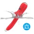 Bestoy - vanntett G-punkt-vibrator (rød)