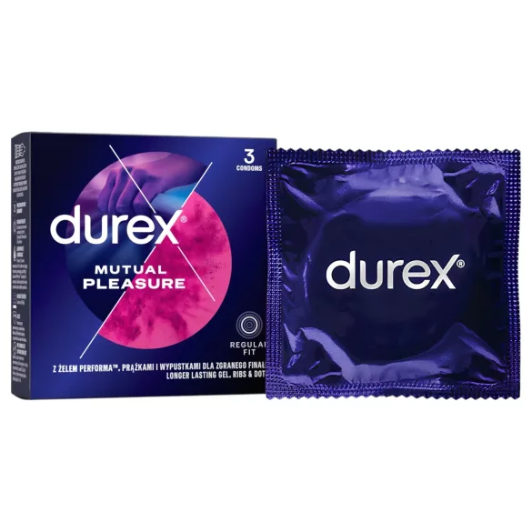 Durex Mutual Pleasure - forsinkende kondom (3 stk)