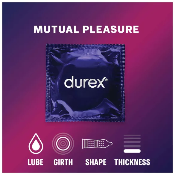Durex Mutual Pleasure - forsinkende kondom (3 stk)