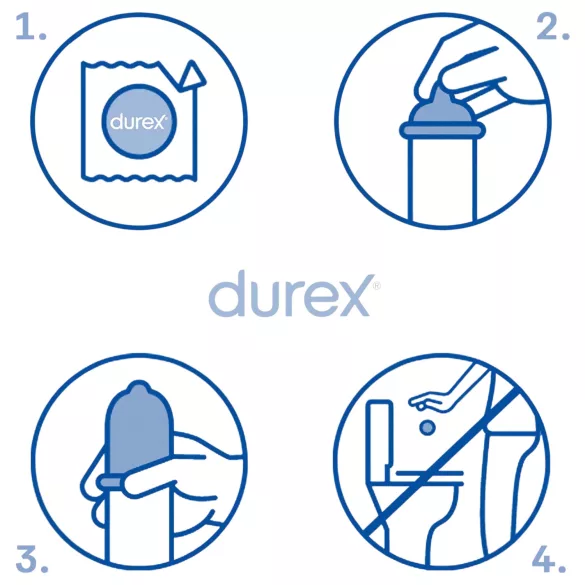 Durex Mutual Pleasure - forsinkende kondom (3 stk)