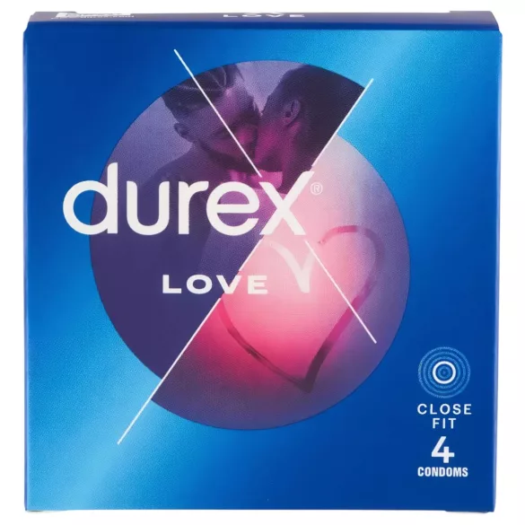 Durex Love - Tettpassende kondom (4 stk)