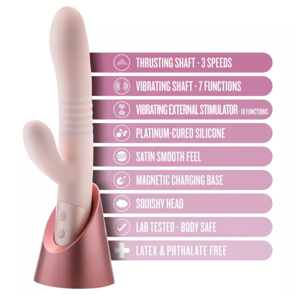 Blush Fraya - klitorisarm støtvibrator (rosa)