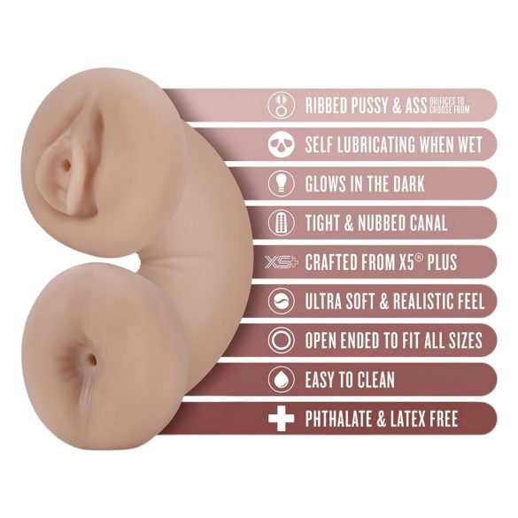 Enlust Tasha - lysende vagina og rumpe med AI-bilder (naturlig)