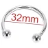 Rustfritt metall penisering - forsinkelse av utløsning (32mm)