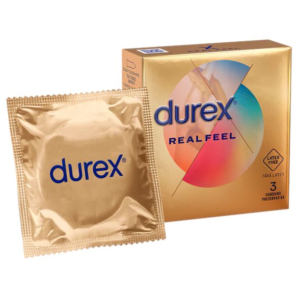 Durex Real Feel - lateksfrie kondomer (3 stk)