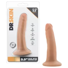 Dr. Skin 5,5 - naturtro suge dildo - 14cm