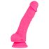 Blush Neo – dildo med sugekopp – 19 cm (rosa)