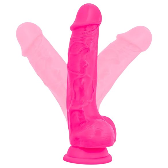 Blush Neo – dildo med sugekopp – 19 cm (rosa)