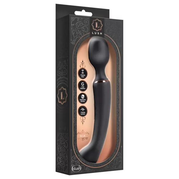 Blush Lush - 2‑i‑1 stav og G-punktvibrator (svart)