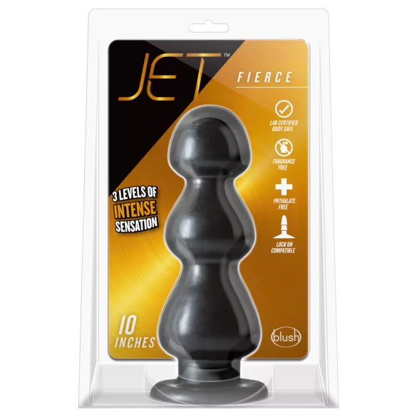 Blush Jet - sugekoppperle dildo (svart)