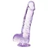 Blush Naturally Yours - krystall-dildo (lilla)