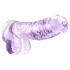 Blush Naturally Yours - krystall-dildo (lilla)