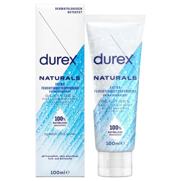 Durex Natural - fuktighetsgivende, vannbasert glidemiddel (100ml)
