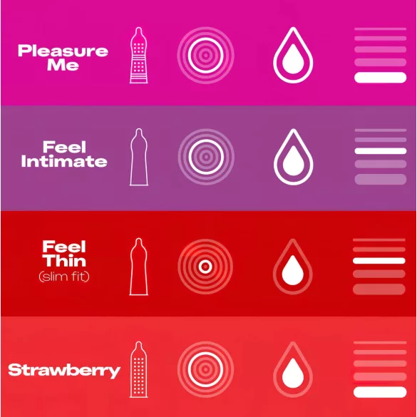 Durex Moro Mix - kondompakke (40 stk)