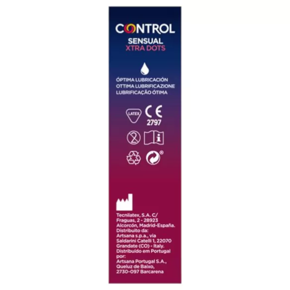 Control - ekstra prikkete kondomer (12 stk)