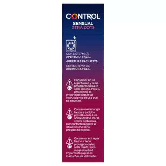 Control - ekstra prikkete kondomer (12 stk)