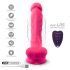 Silexd - Håndfri Trådløs Vibrator med Sugkobling (rosa)