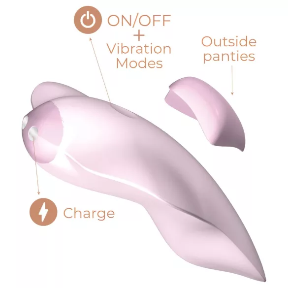 Adrien Lastic Temptation - appstyrt klitorisvibrator (rosa)