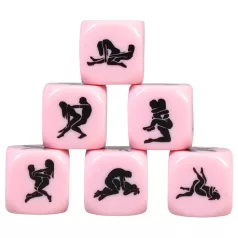 Secret Play - Kamasutra sexposisjons‑terning (rosa)