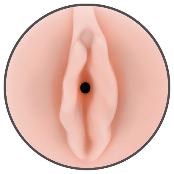 JamyJob - realistisk kunstig vagina i etui (svart-natur)