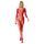 Subblime 952419 - glitrende jumpsuit med strassteiner - (rød) -XS-M